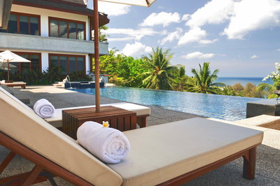 Amazing 15,000 sq ft ocean view Thai tropical villa - Equiv Exch ONLY