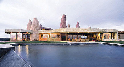 A game farm beach property with a unique architectural 6 suite villa.