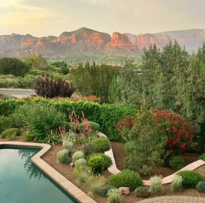 Beautiful new golf course home with pool and great views in Sedona, AZ